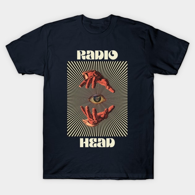 Hand Eyes Radio Head T-Shirt by Kiho Jise